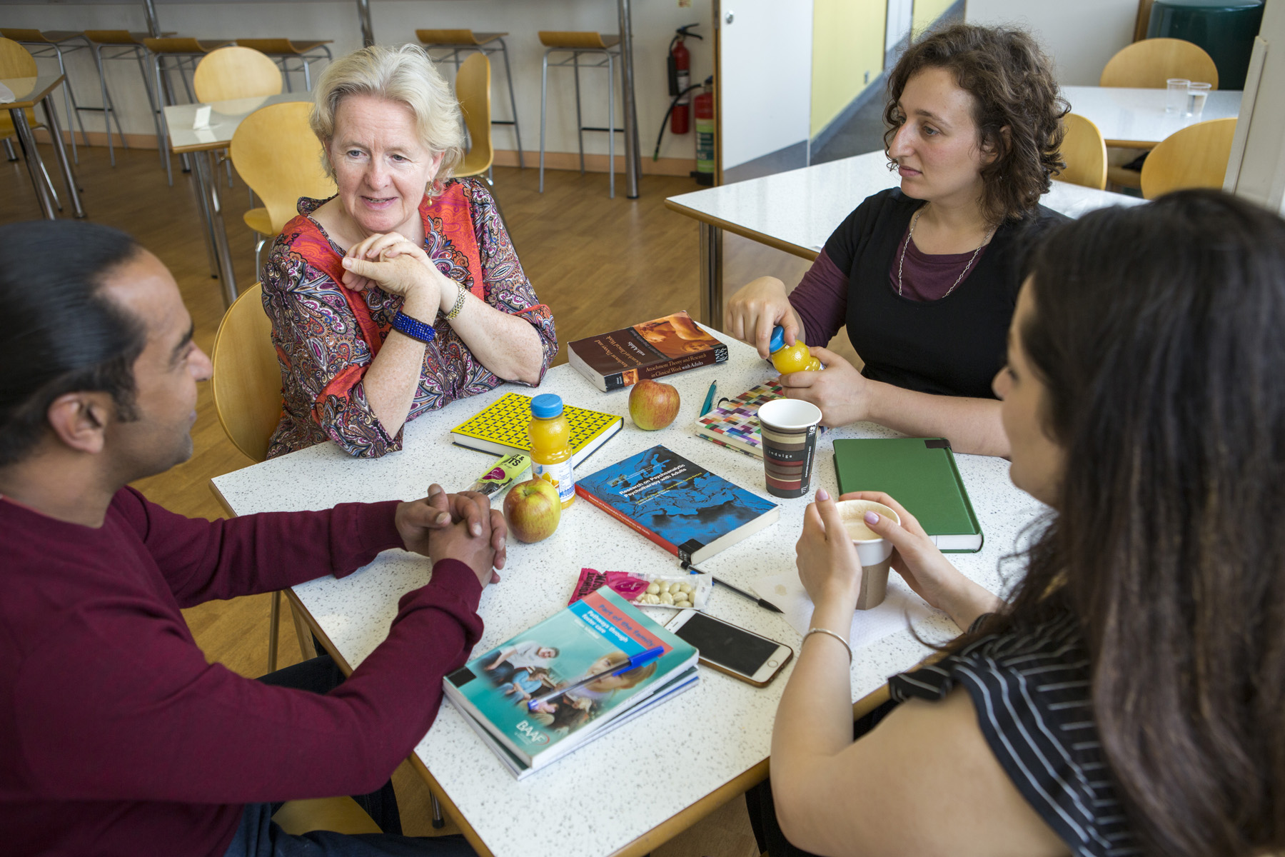 Students chatting