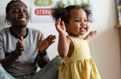 Child's first steps