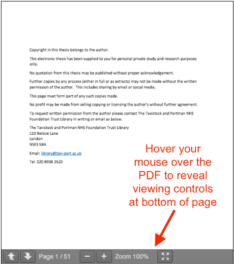 How to view protected PDFs on the library document management system