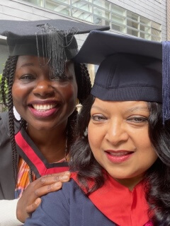 Shila Rashid and Enister Ngala