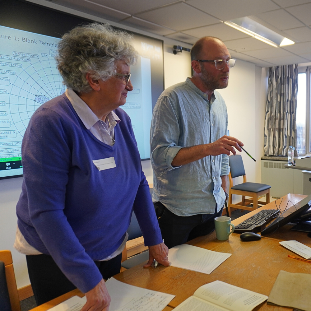 Speakers interacting at the 2024 Infant observation conference