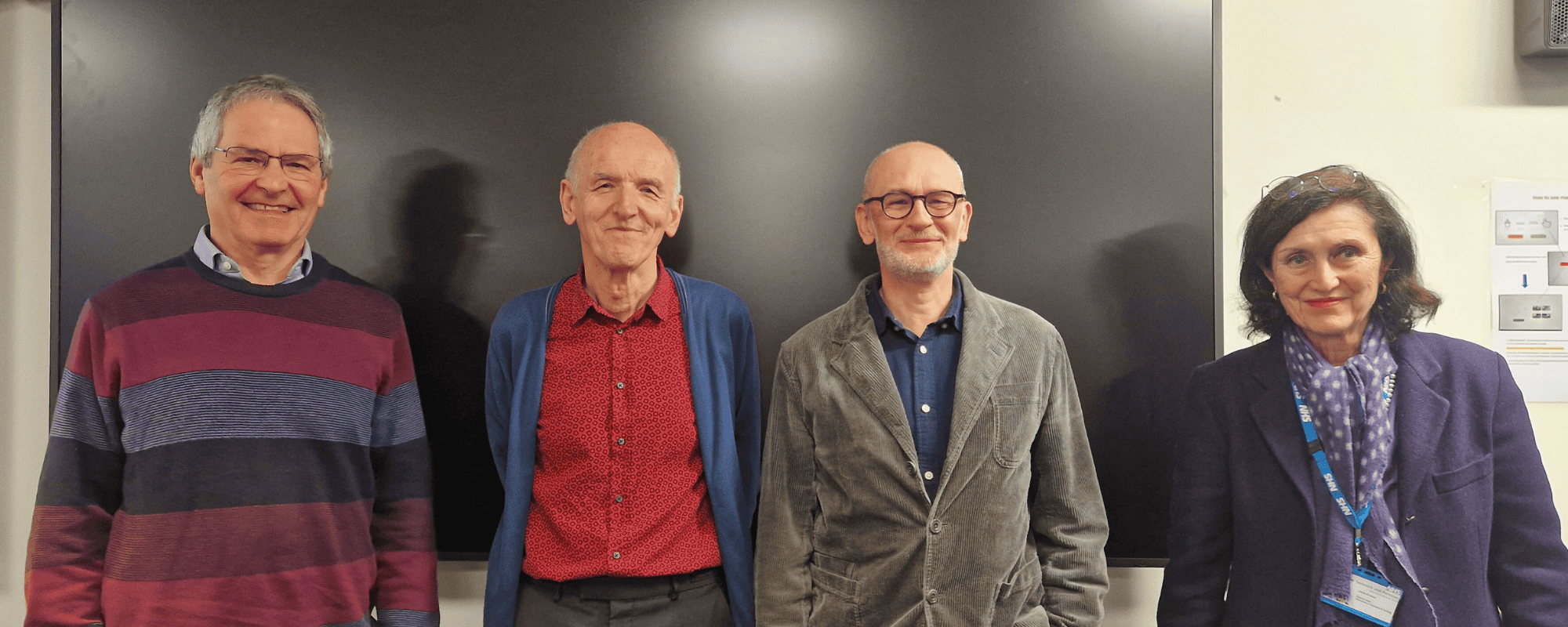Professor Paul Hoggett and the D10D Course Team