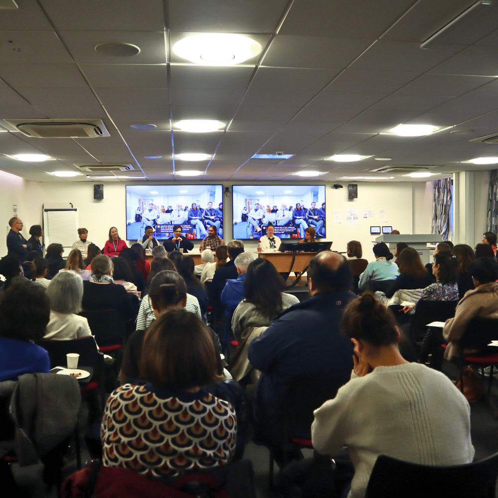 Full lecture theatre 