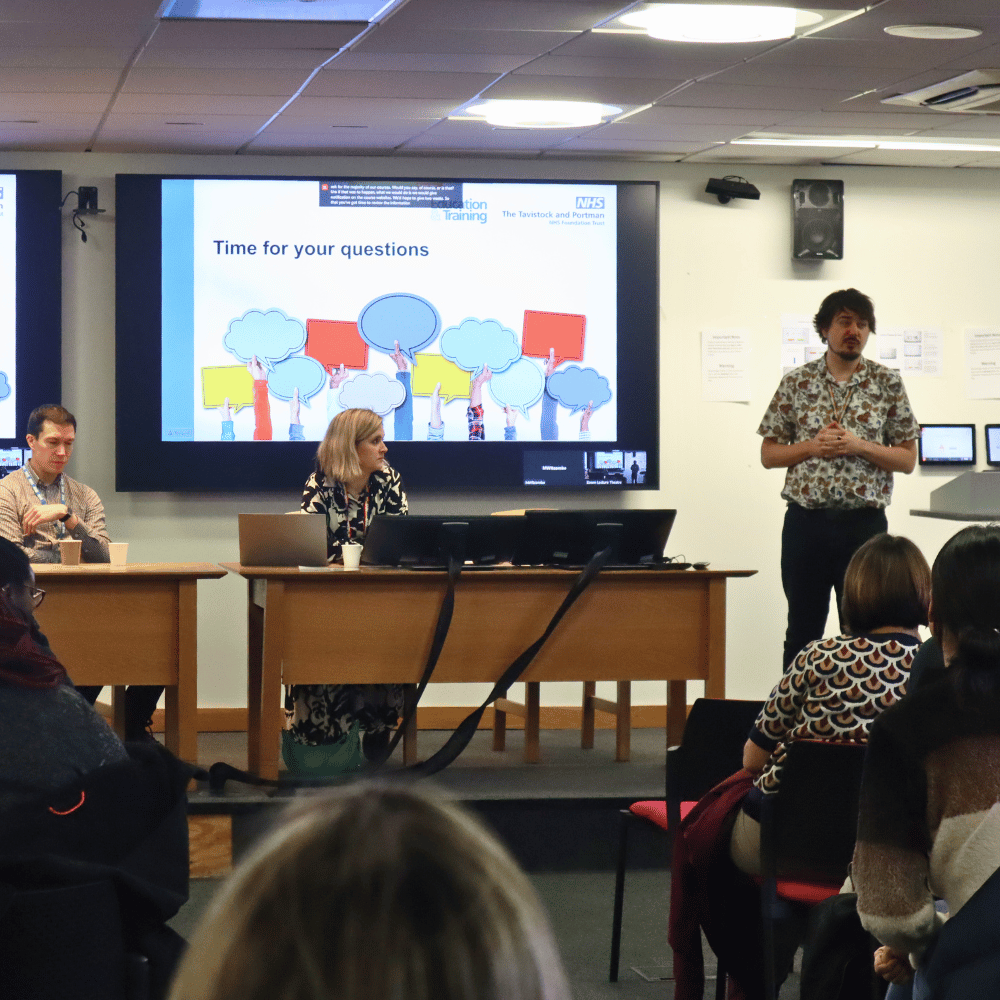 Student support session at open day